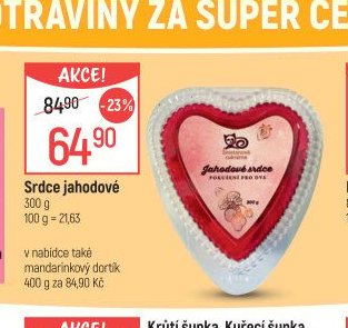 Srdce jahodové