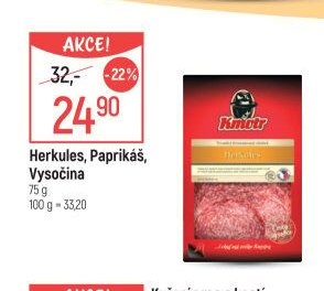 Herkules, Paprikáš, Vysočina