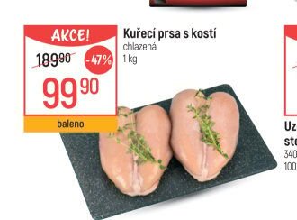 Kuřecí prsa s kostí