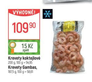 Krevety koktejlové, Krevety Gambas