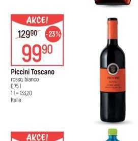Piccini Toscano rosso, bianco