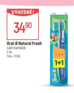 Oral-B Natural Fresh zubní kartáček