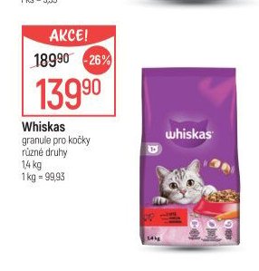 Whiskas granule pro kočky