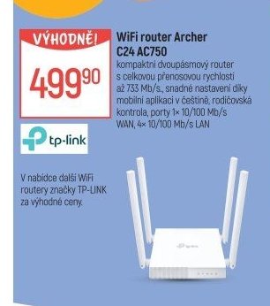 WiFi router Archer C24 AC750
