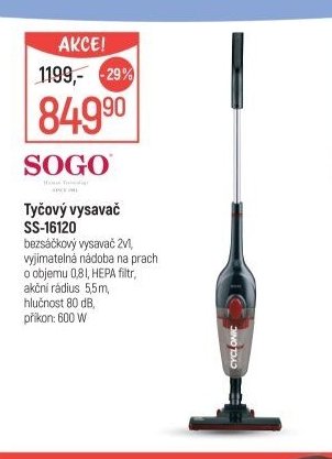 Tyčový vysavač SS-16120