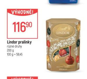 Lindor pralinky