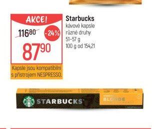Starbucks kávové kapsle