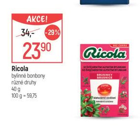 Ricola bylinné bonbony