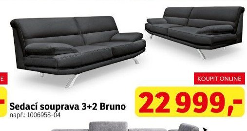 Sedací souprava 3+2 Bruno - ASKO akcniletaky.com