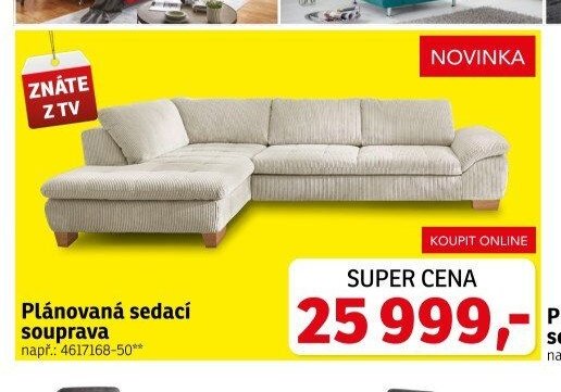 Plánovaná sedací souprava - ASKO akcniletaky.com