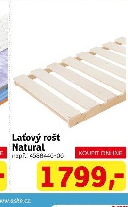 Laťový rošt Natural - ASKO akcniletaky.com