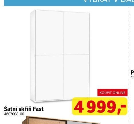 Šatní skříň Fast - ASKO akcniletaky.com