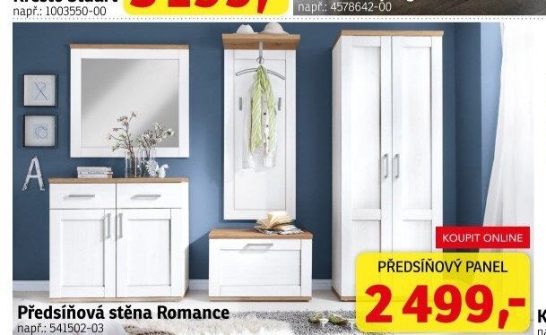 Předsíňová stěna Romance - ASKO akcniletaky.com