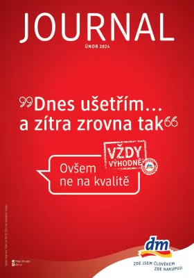 akční leták dm drogerie 8.2.2024-6.3.2024