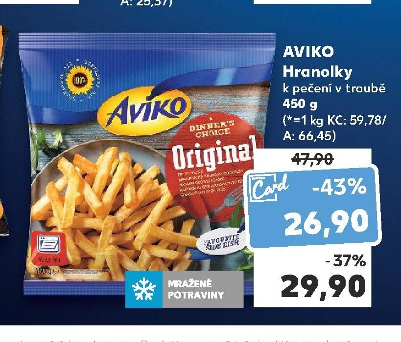 AVIKO Hranolky k pečení v troubě