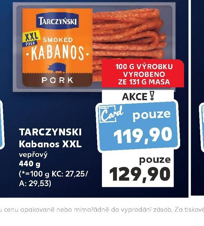 TARCZYNSKI Kabanos XXL