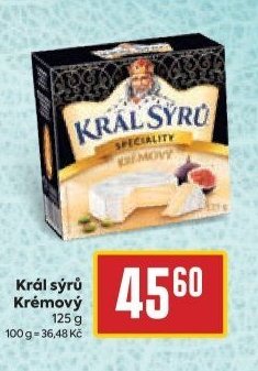 Král sýrů Krémový