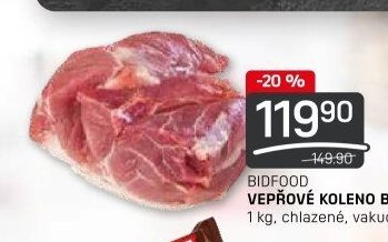 BIDFOOD VEPŘOVÉ KOLENO BEZ KOSTI