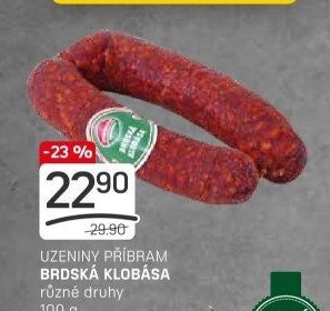 UZENINY PŘÍBRAM BRDSKÁ KLOBÁSA
