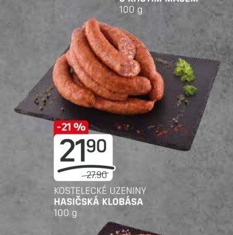 KOSTELECKÉ UZENINY HASIČSKÁ KLOBÁSA