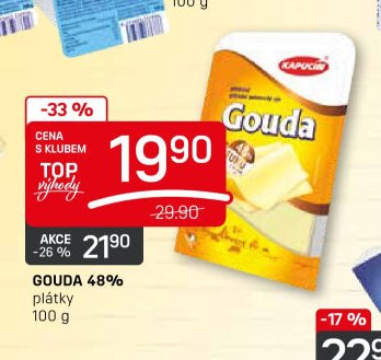 GOUDA 48% plátky