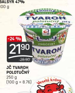 JČ TVAROH POLOTUČNÝ
