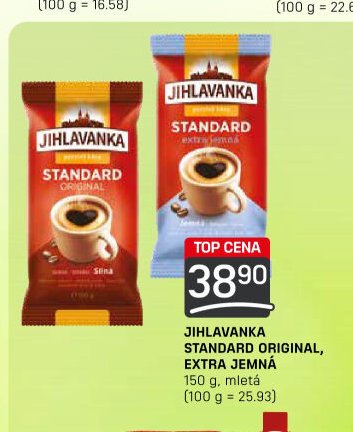 JIHLAVANKA STANDARD ORIGINAL, EXTRA JEMNÁ