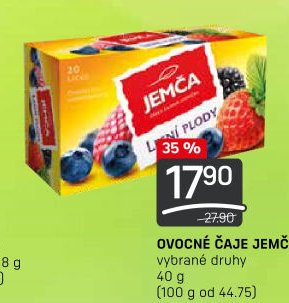 OVOCNÉ ČAJE JEMČA