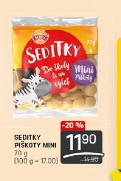 SEDITKY PIŠKOTY MINI