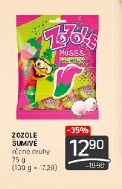 ZOZOLE ŠUMIVÉ