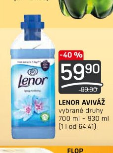 Lenor aviváž vybrané druhy 700 ml - 930 ml