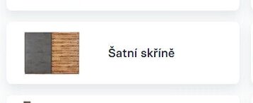 Šatní skříně