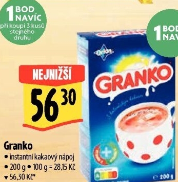 Instantní kakao Granko Orion