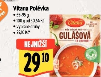 Instantní polévky Vitana
