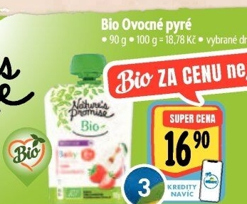Kapsička ovocná 100% Bio Baby Nature'