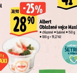 Obložené vejce Albert