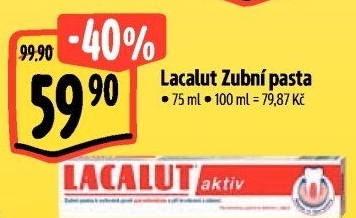 Pasty na zuby Lacalut