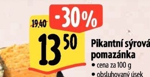 Pikantní sýrová pomazánka