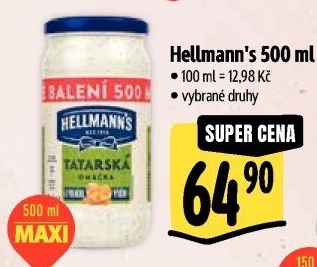 Produkty Hellmann'