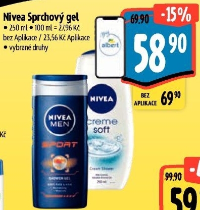 Sprchový gel Nivea