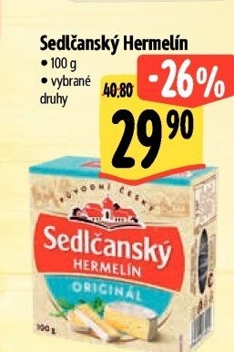 Sýr Hermelín Sedlčanský