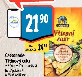 Třtinový cukr Cassonade