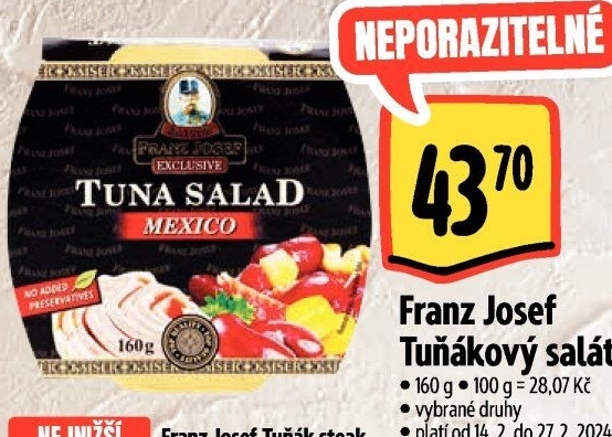 Tuňákový salát Exclusive Franz Josef Kaiser