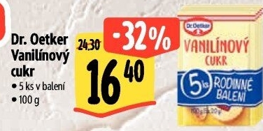 Vanilínový cukr Dr. Oetker