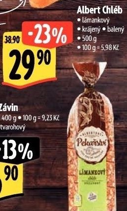 Chléb lámankový Albert