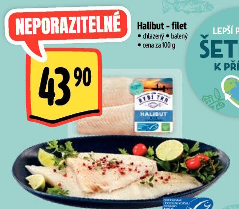 Halibut filety Albert