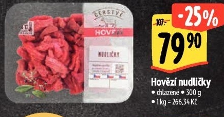 Hovězí nudličky Albert