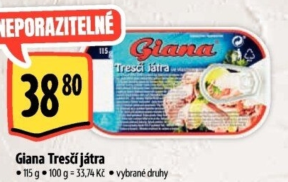 Játra tresčí Giana