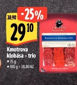 Kmotrova klobása trio Kmotr
