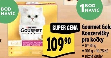 Konzerva pro kočky Gold Gourmet Purina